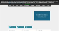Desktop Screenshot of hartridge.com